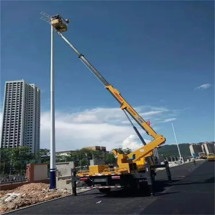 寿县维修路灯的曲臂升降车出租